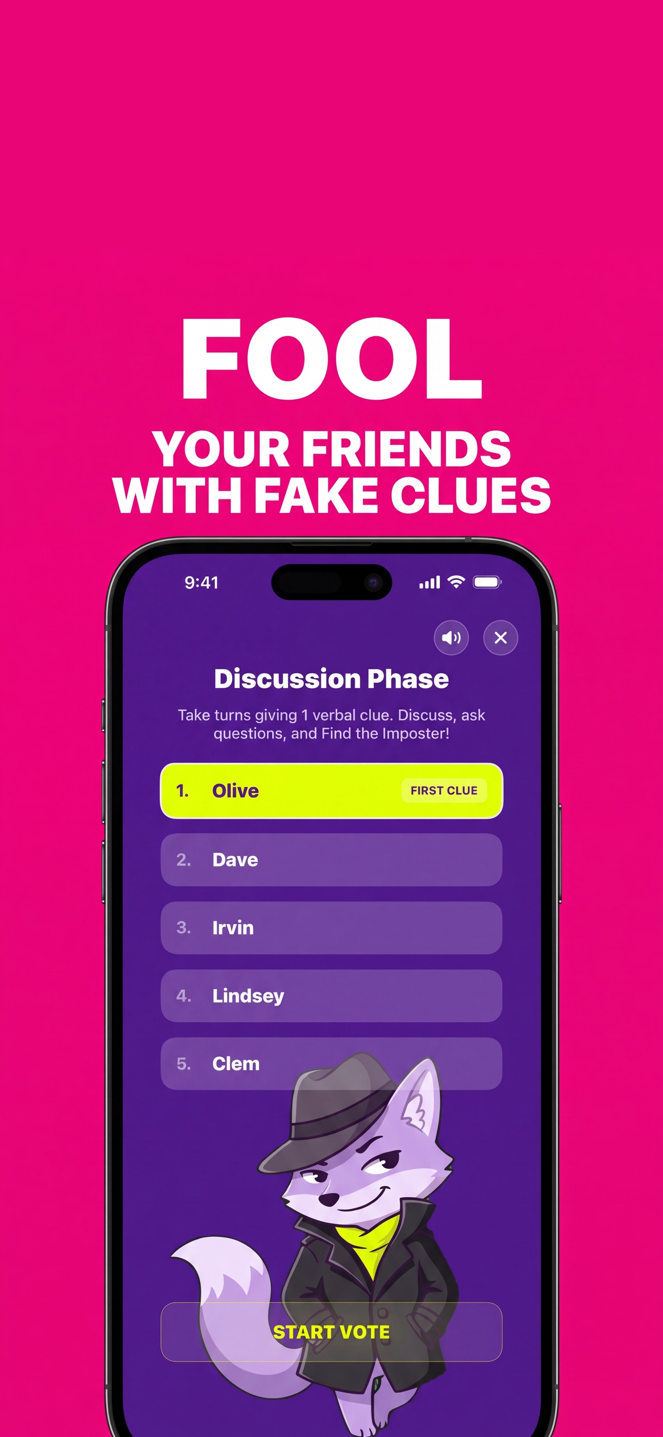 FOOL — Your friends with fake clues screenshot